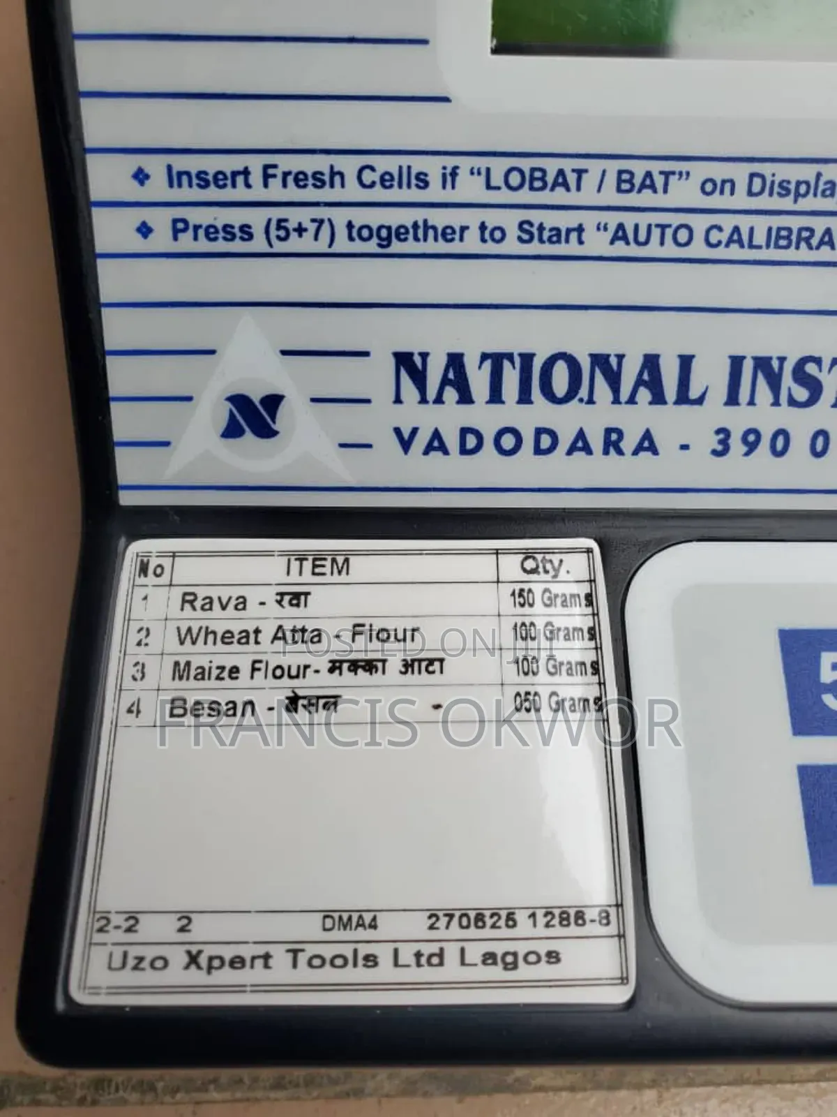 Moisture Meter for Maize/Corn Flour
