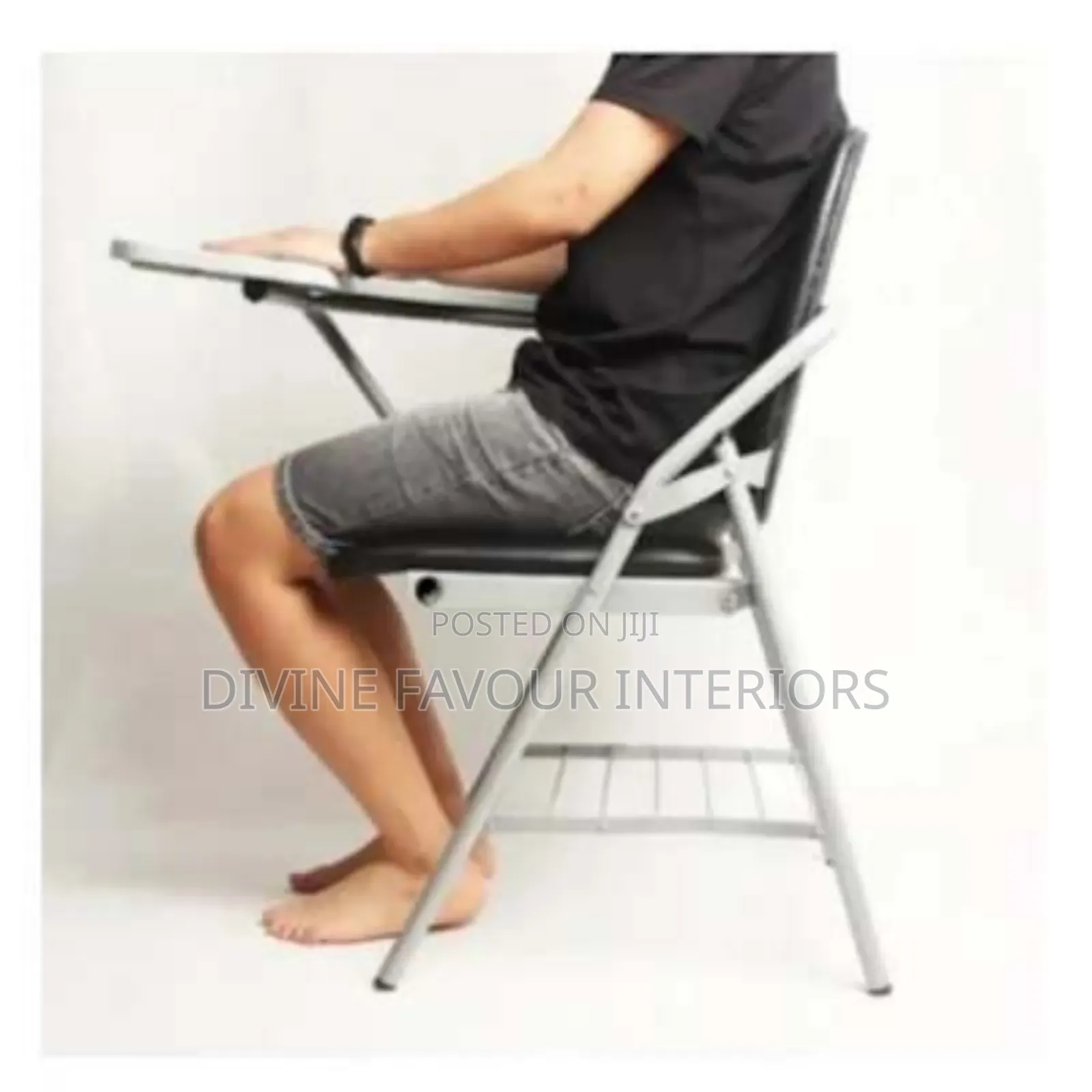 Foldable Training Chair With Writing Pad