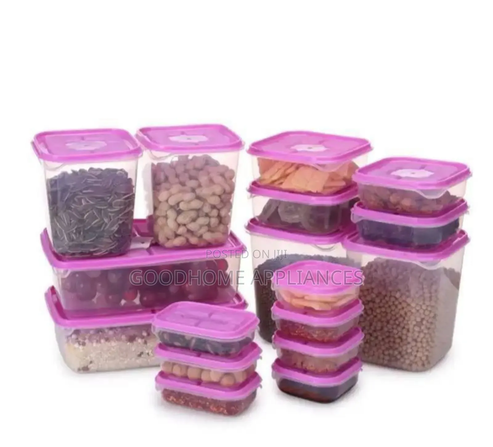 17pcs Kitchen Storage Containers With Airtight Lids