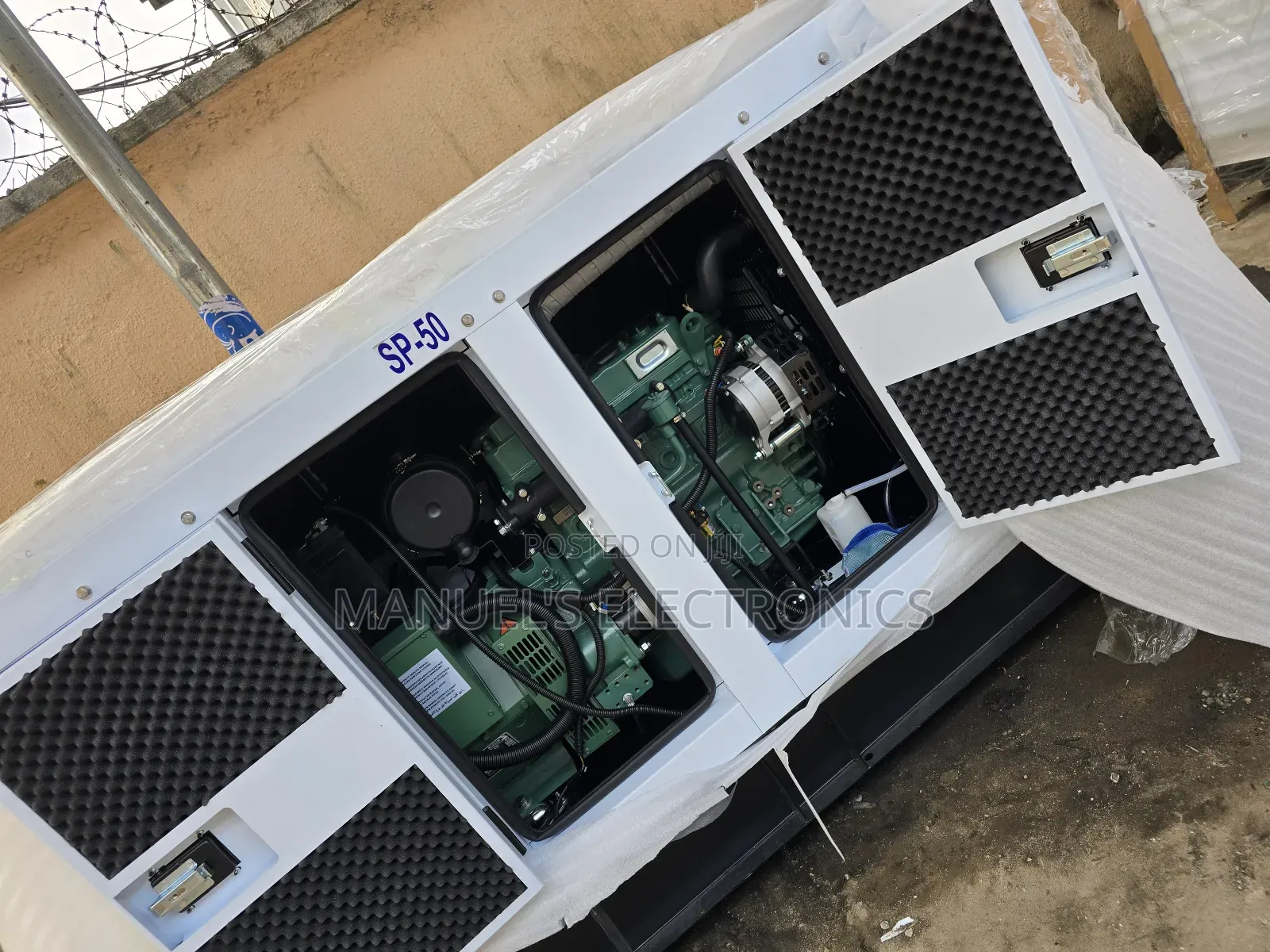 High Quality Perkins Diesel Soundproof Generator Sp50kva