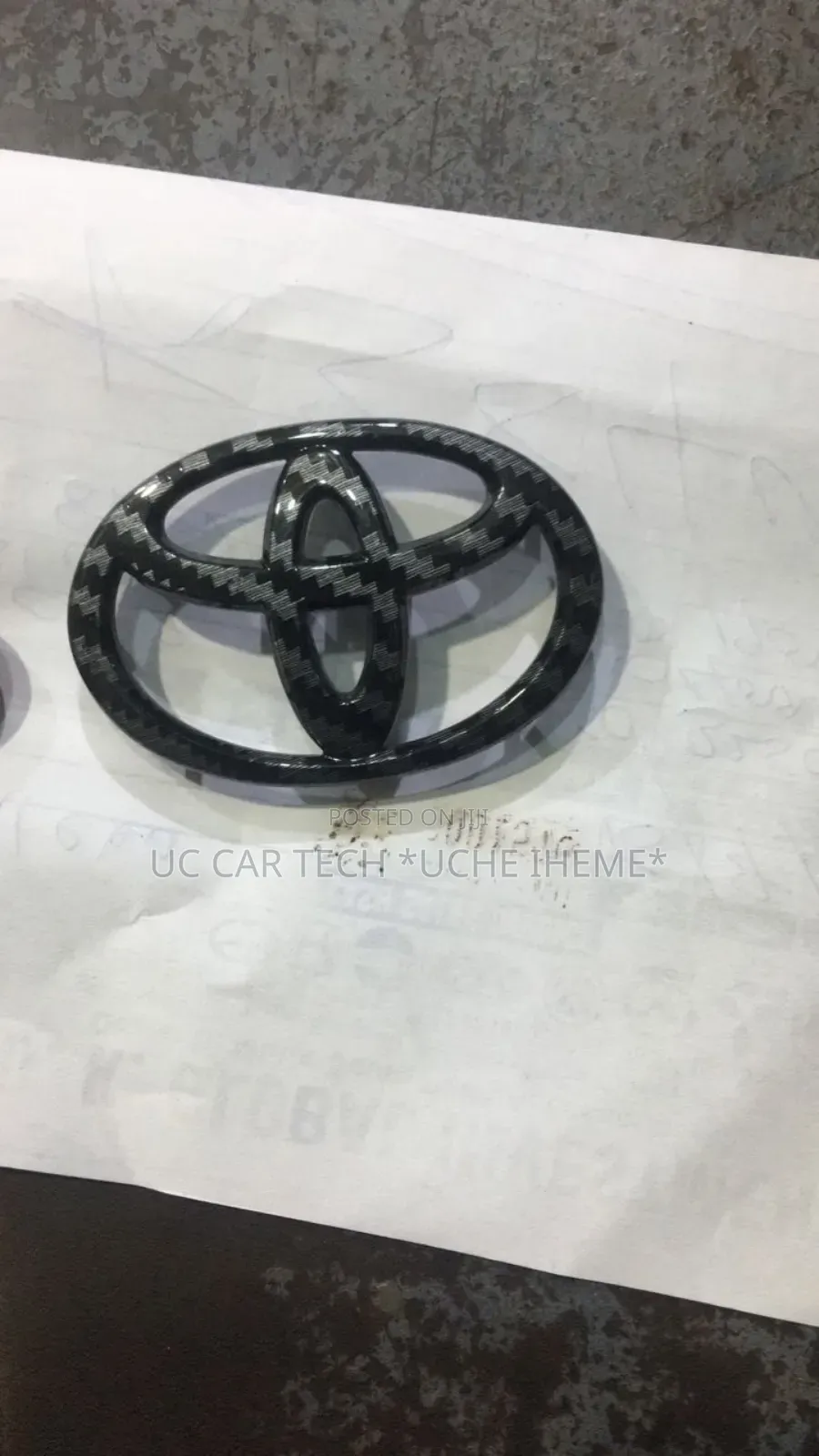 Toyota Corolla Steering Logo (Black)