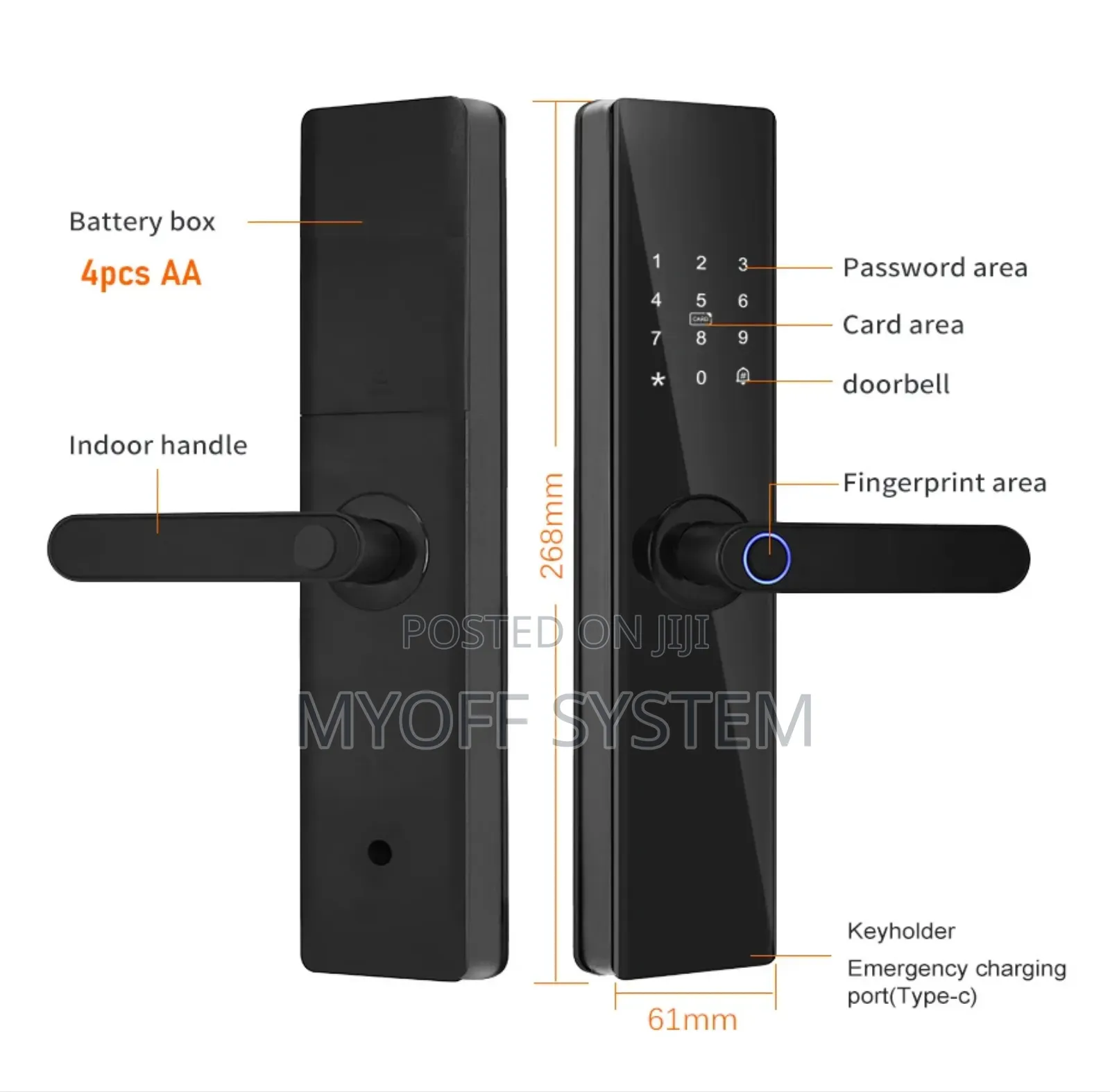 Smart Lock Biometric Fingerprint Door Lock