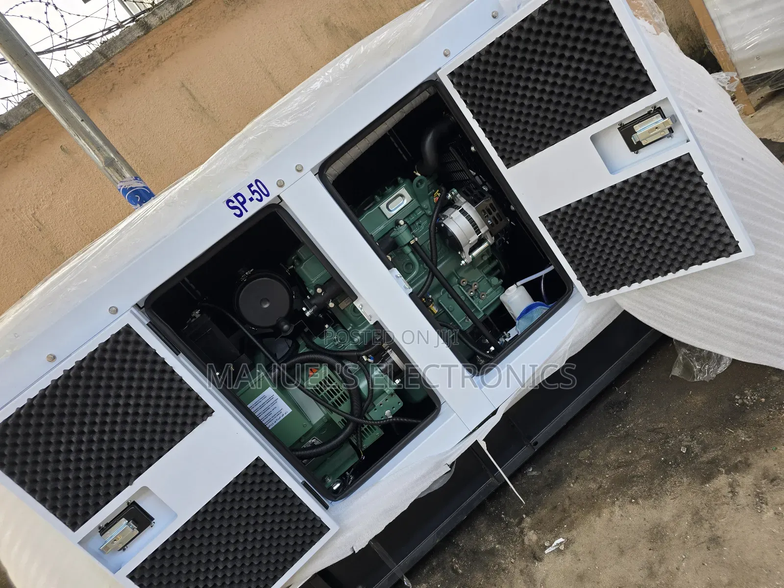 I Have Complete 50kva Perkins Diesel Soundproof Gen 2years