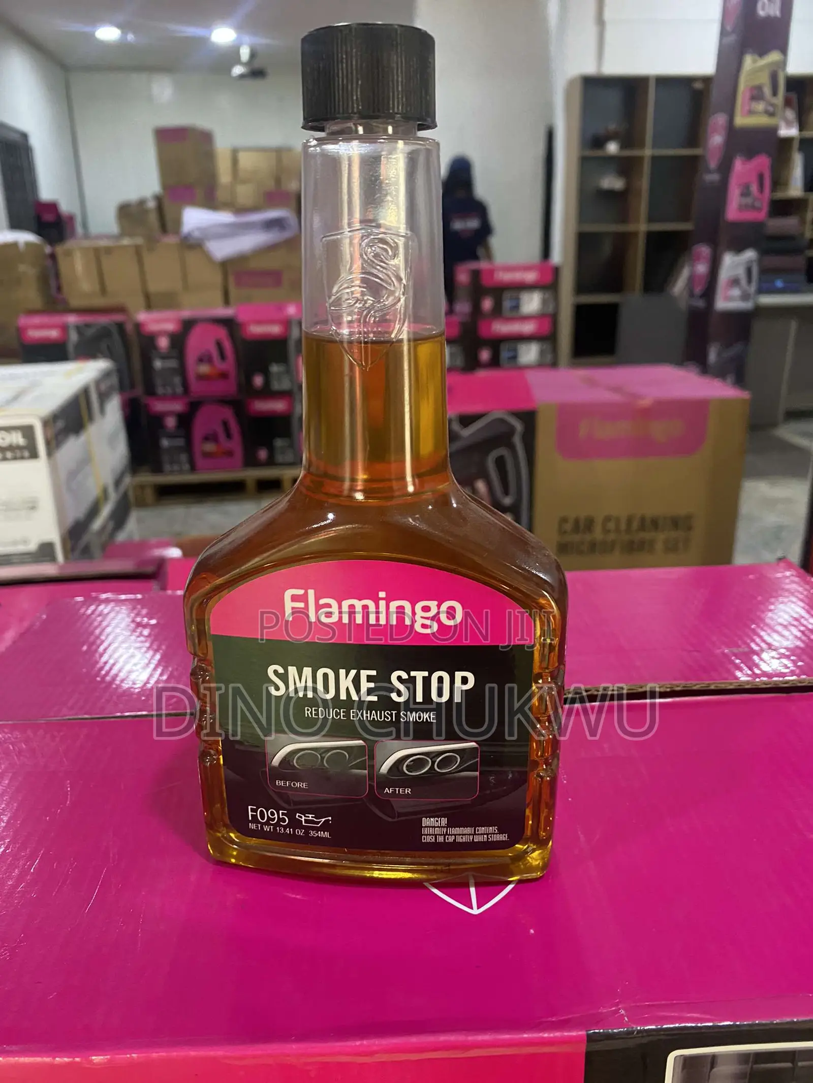 Smoke Stop Flamingo (354ml)