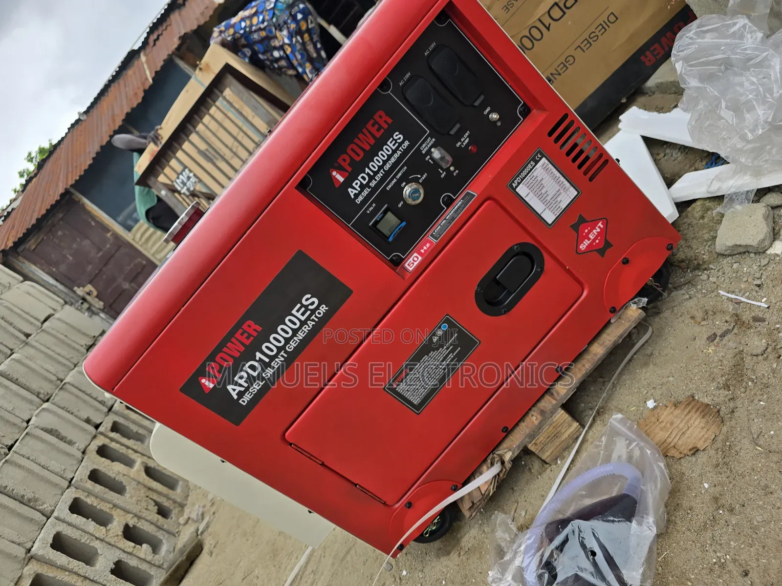 We Have Ipower Diesel Soundproof Generator 10kva