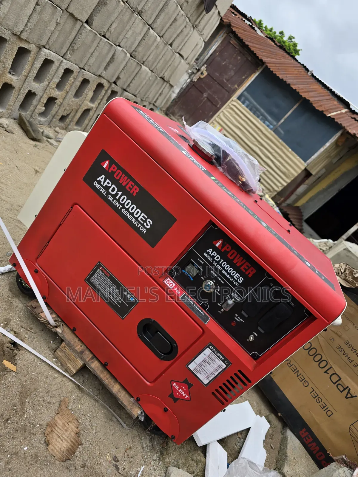 《《Original Ipower Diesel Soundproof Gen 10kva 100%Copper Coi