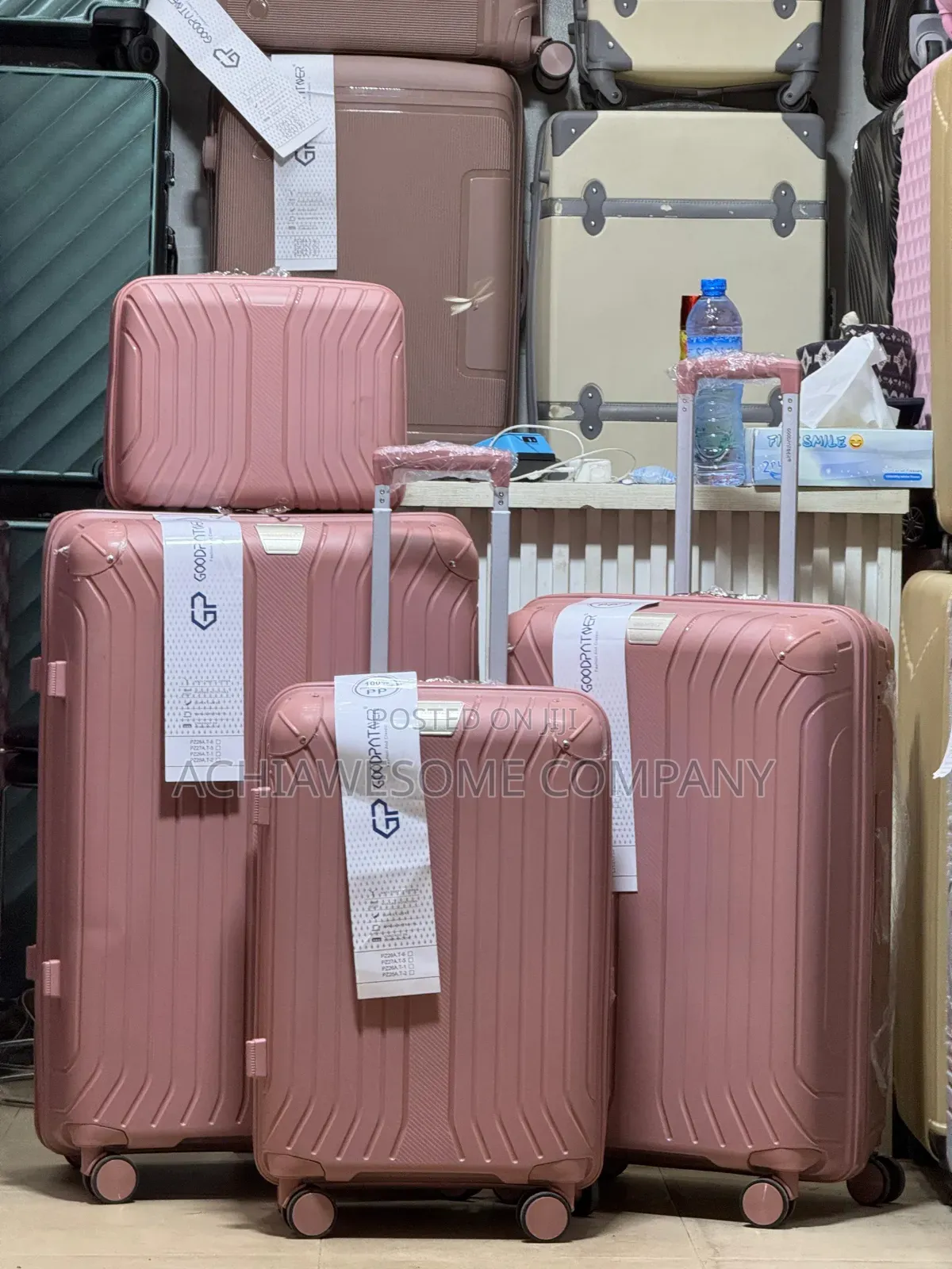 Unbreakable Goodpatner Rubber Luggage Set Of 4