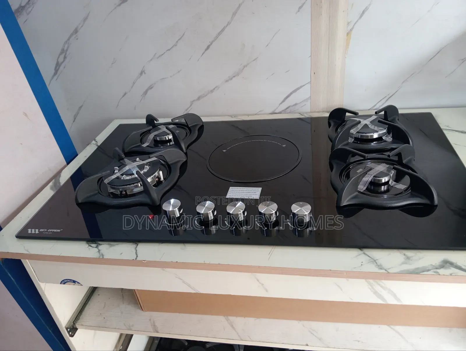 Sky-Oppein Made in Turkey Built in Gas 4 Burner 1 Electric