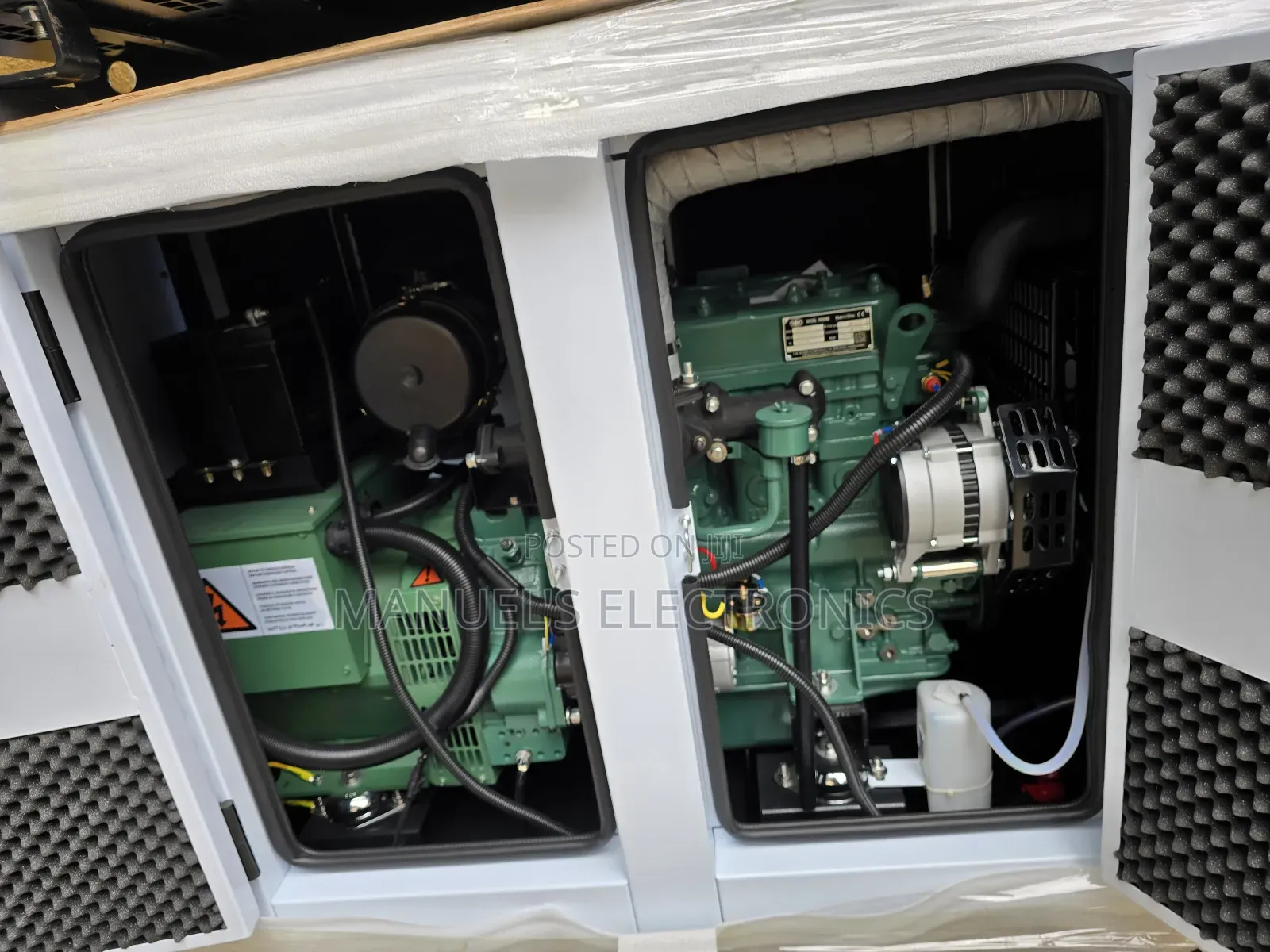 Zero Noise Diesel Soundproof Generator Perkins(Sp20kv)100%