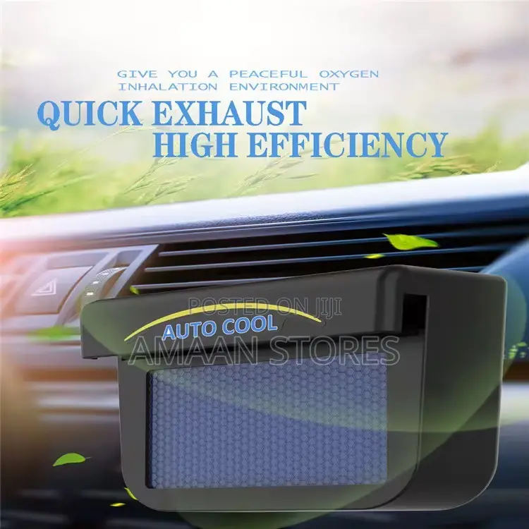 Auto Cool Solar Car Ventilation Fan – Sun-powered Cooling