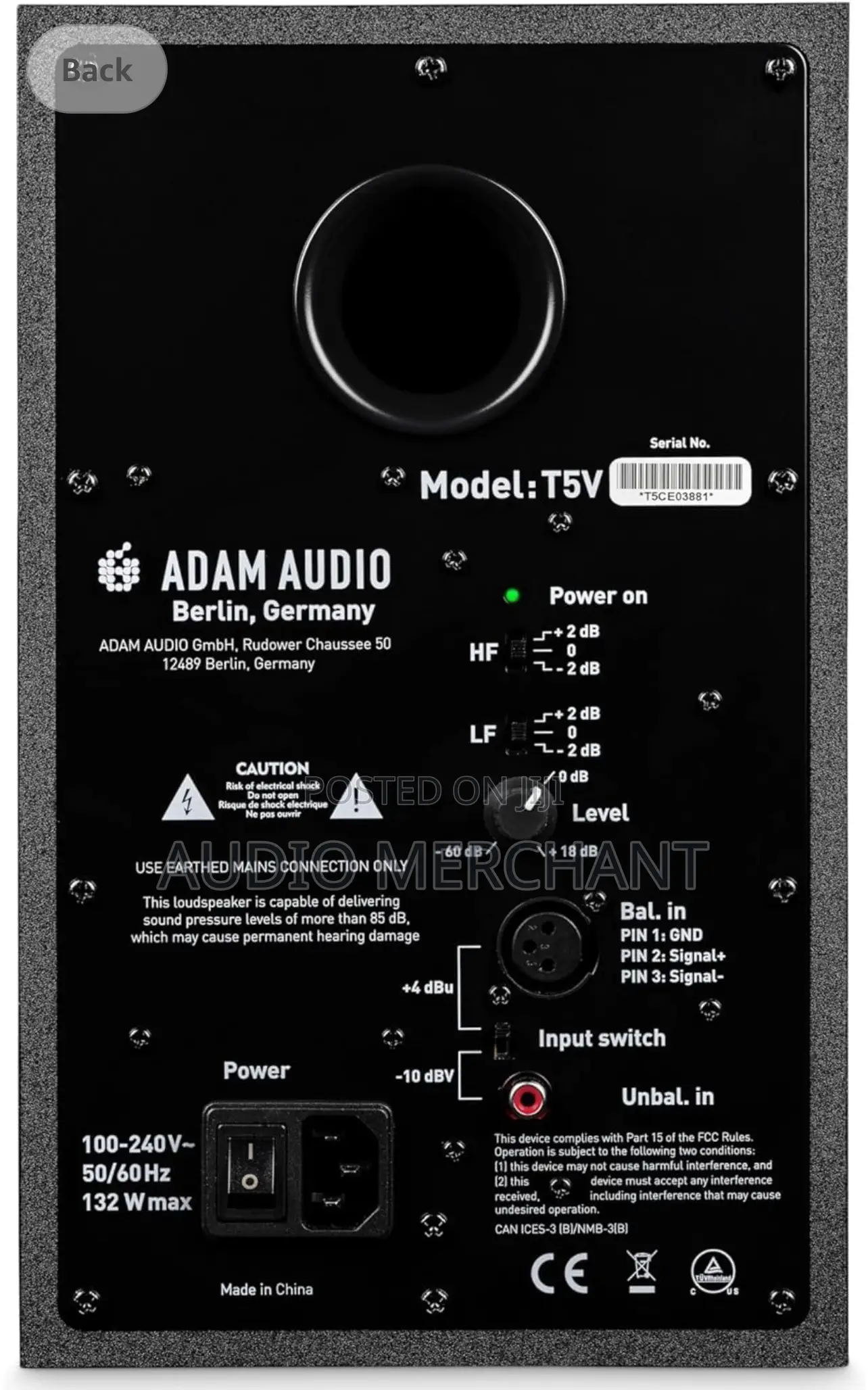 Adam Audio T5v Studio Monitor