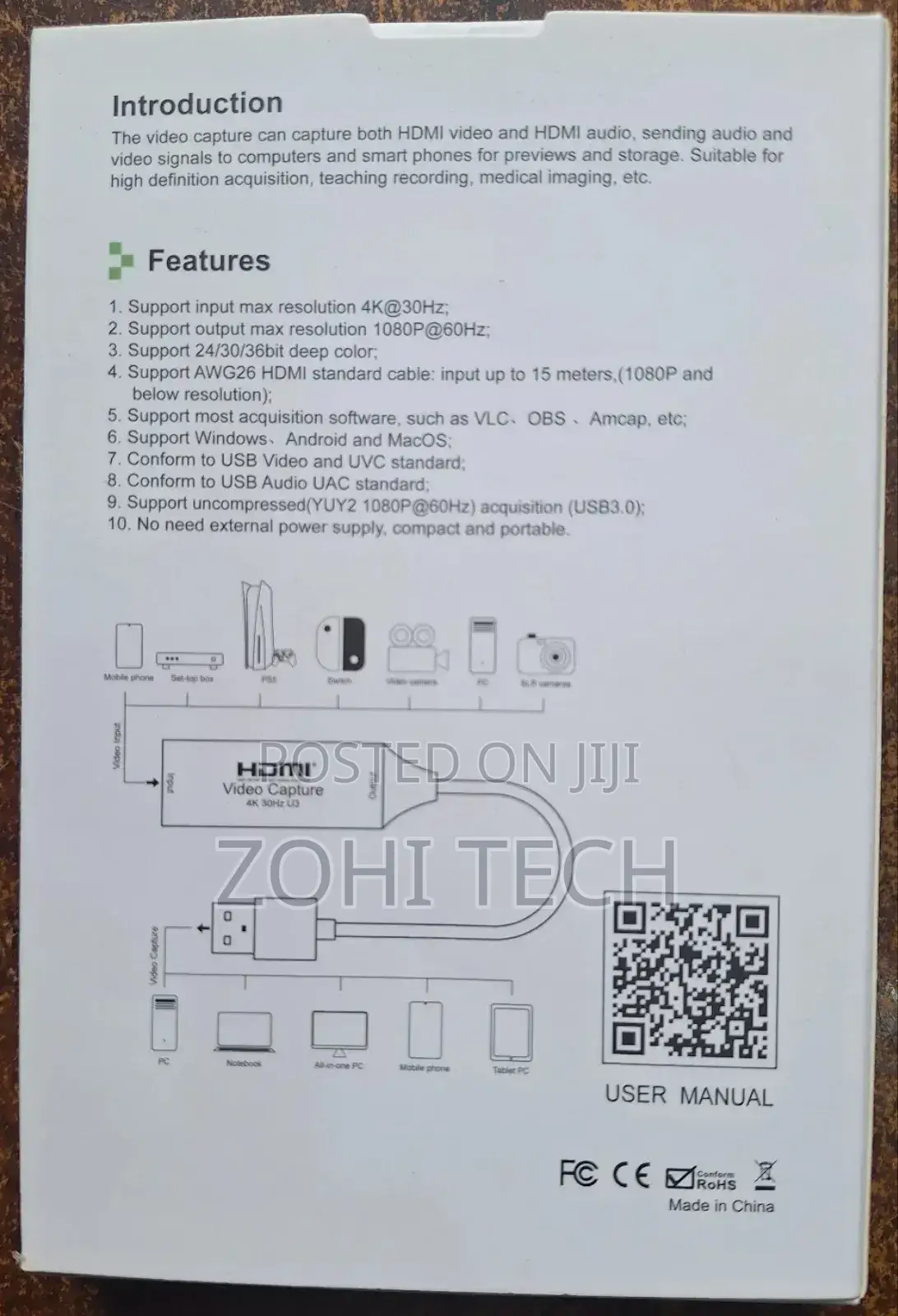 3.0 Usb to Hdmi Capture Card