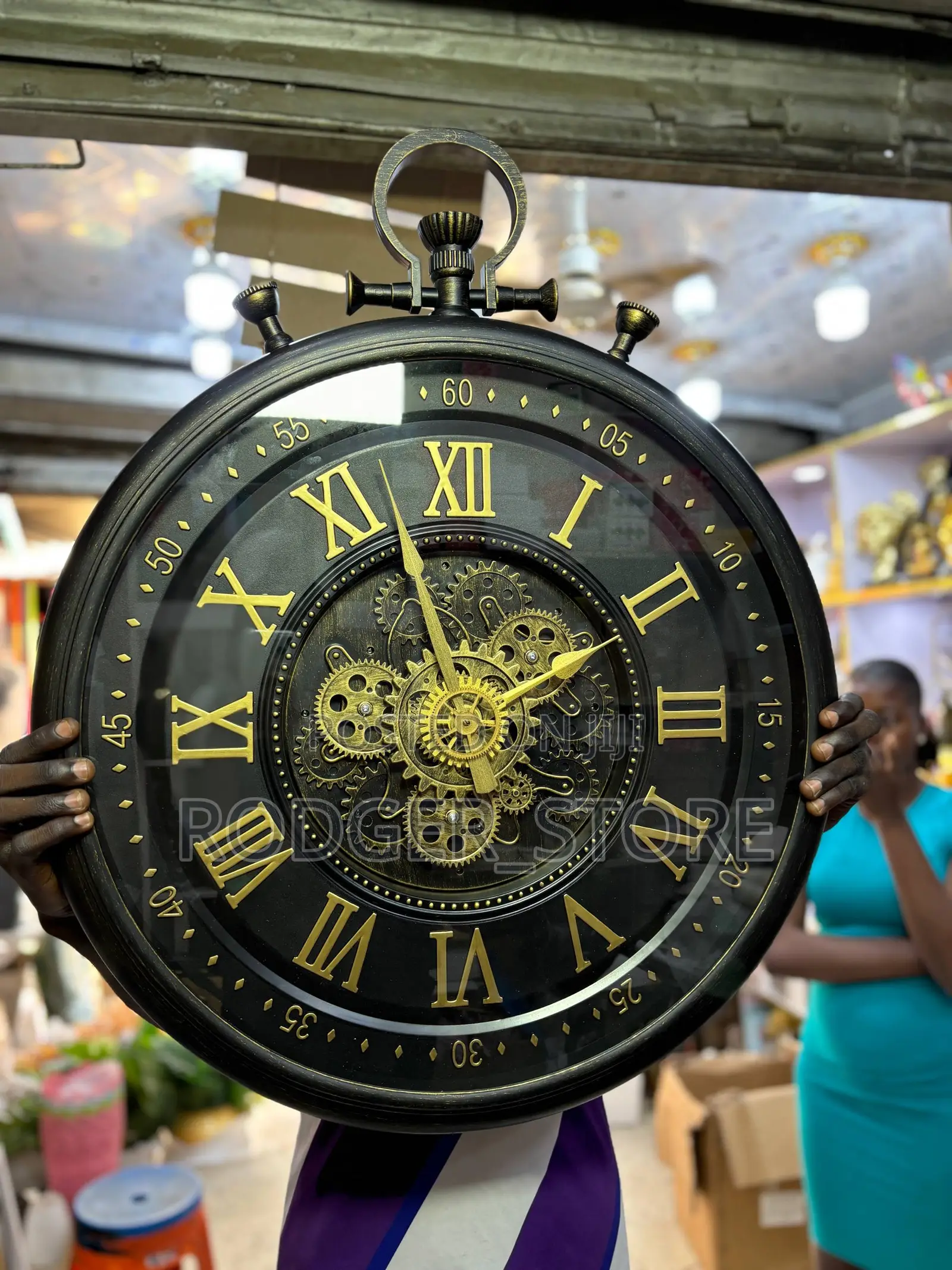 Luxury Rotor Gear Clock - Chairman . A Luxury Wall Clock .