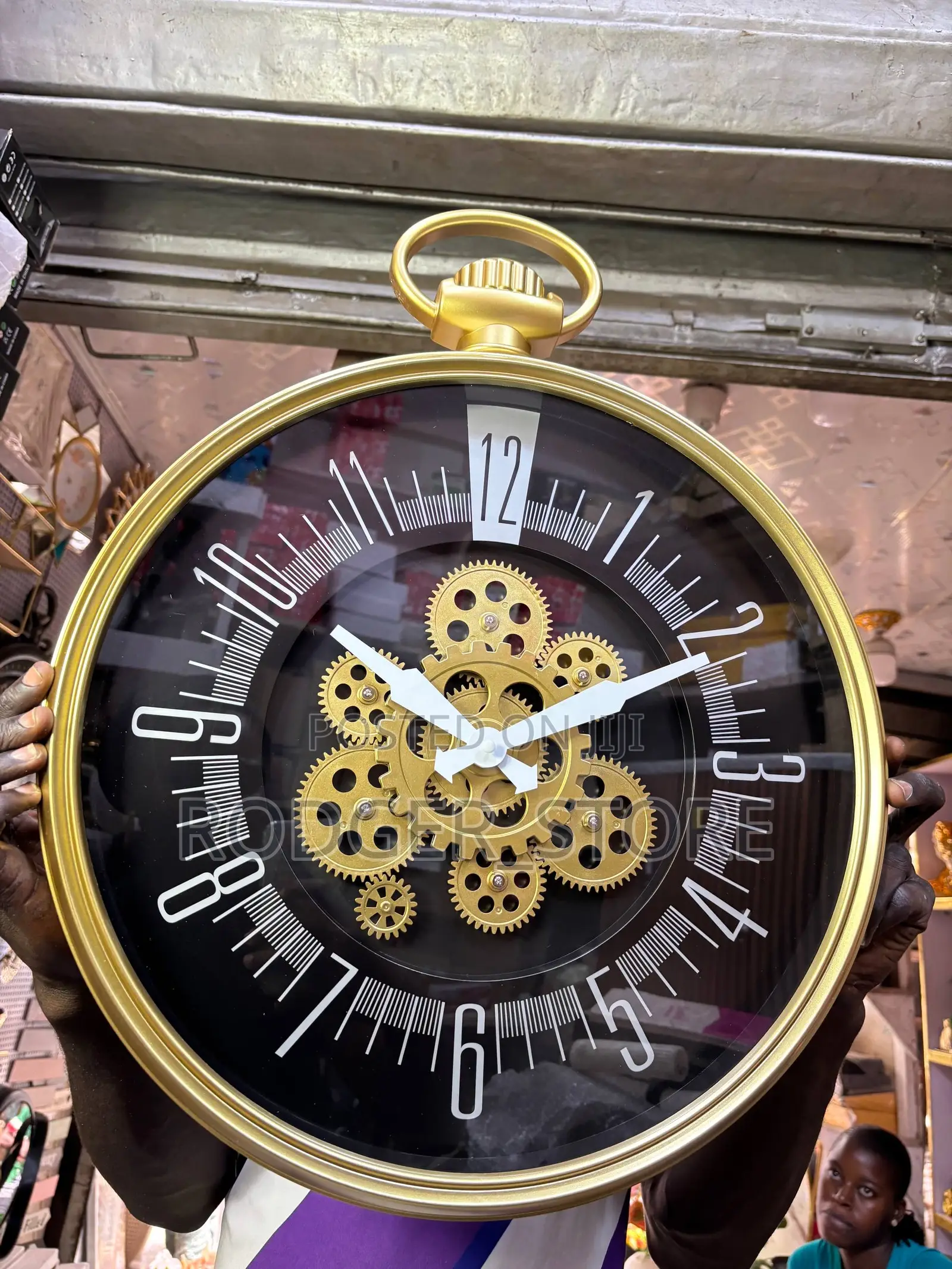 Luxury Rotor Gear Clock - Councilman . A Luxury Wall Clock