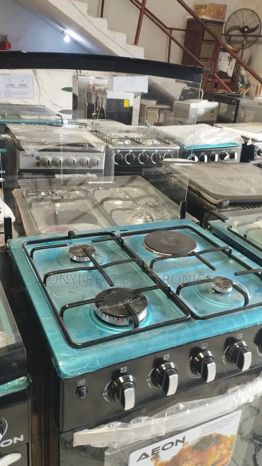 Aeon 60x60 3gas 1electric Gas Standing Cooker Agc6031