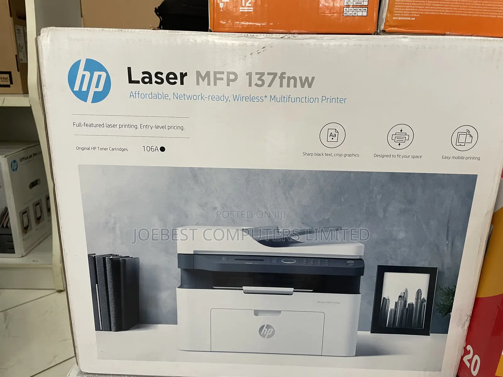 Hp Laserjet MFP 137fnw Print,Scan,Copy Wifi