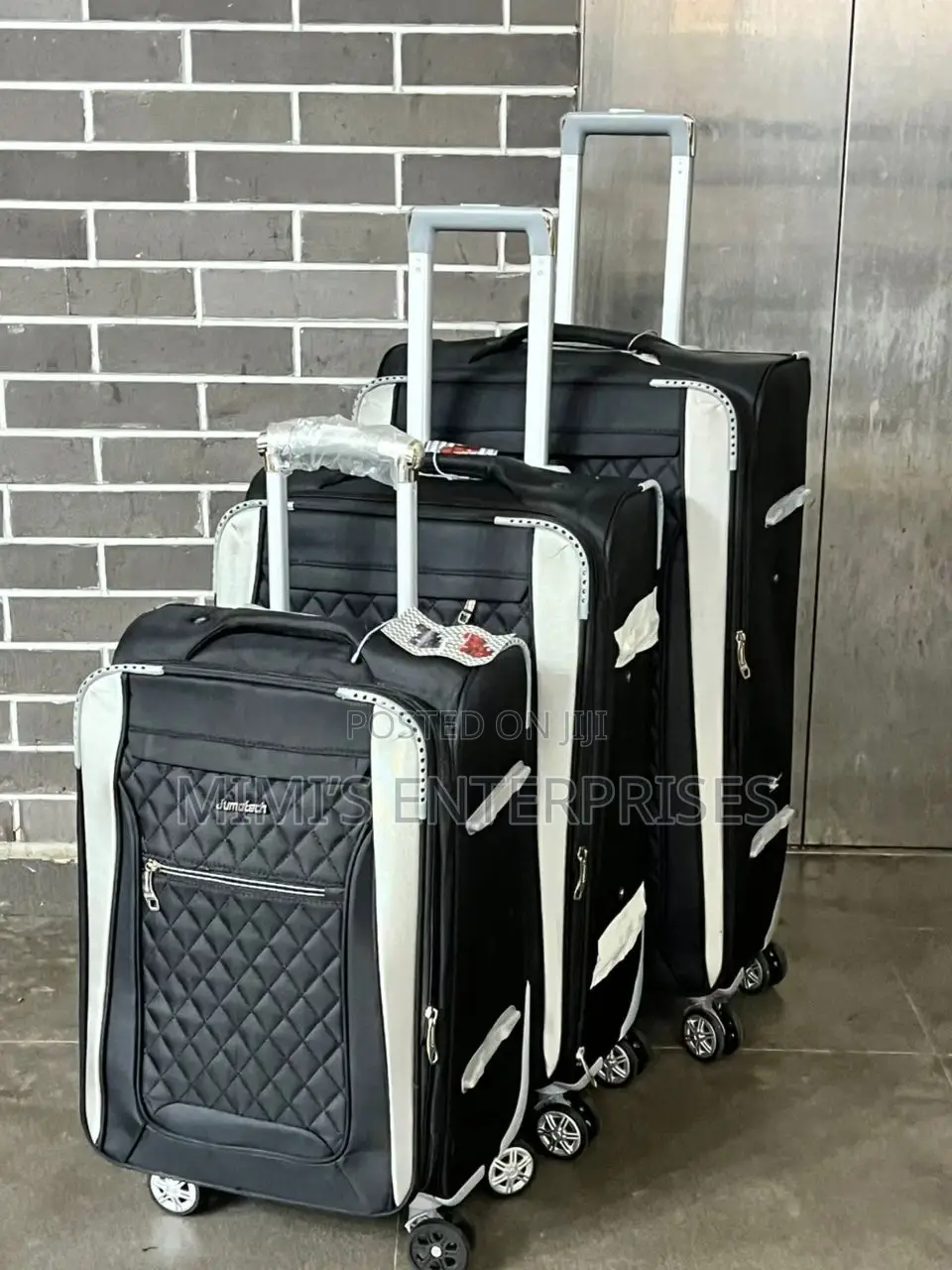Stylish Luggage Set Fabric