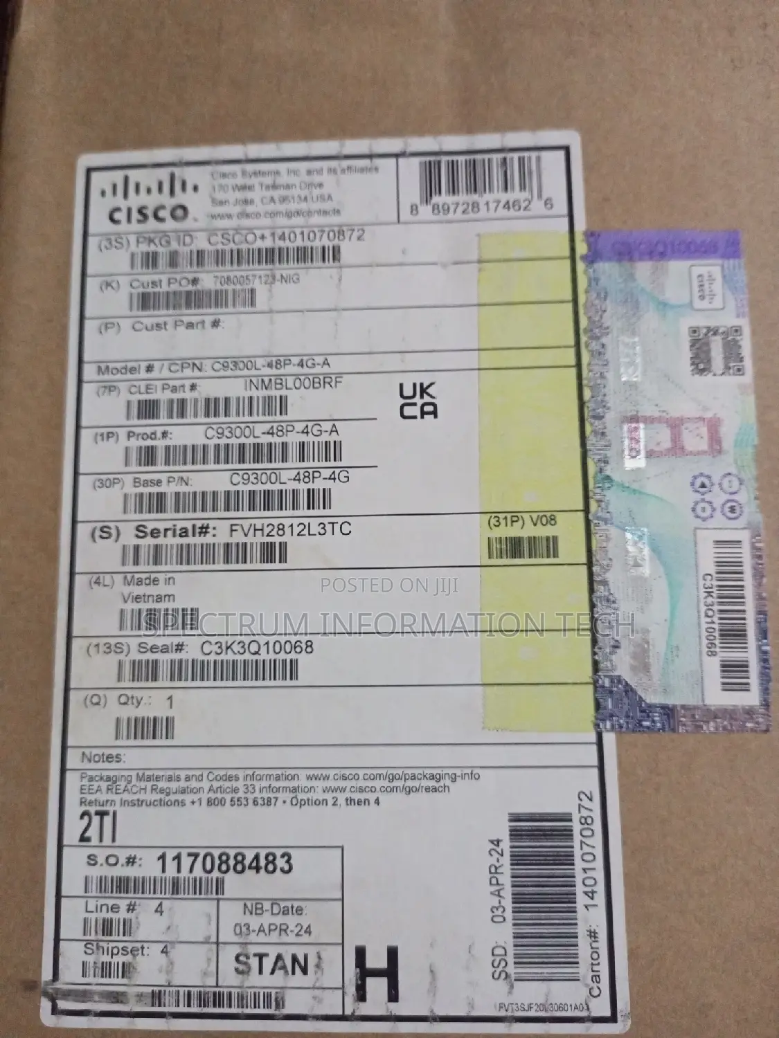 Ws-c9300l-48p-4g-a Gigabit And Poe