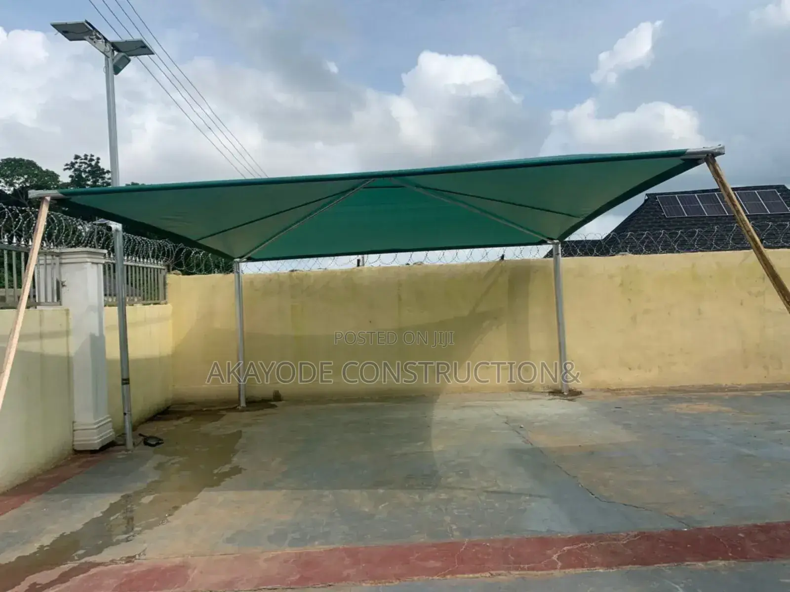 5 Meters by 5 Meters Carport for Two Cars