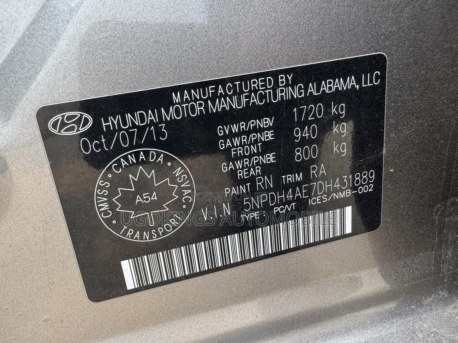 Hyundai Elantra 2014 Gray