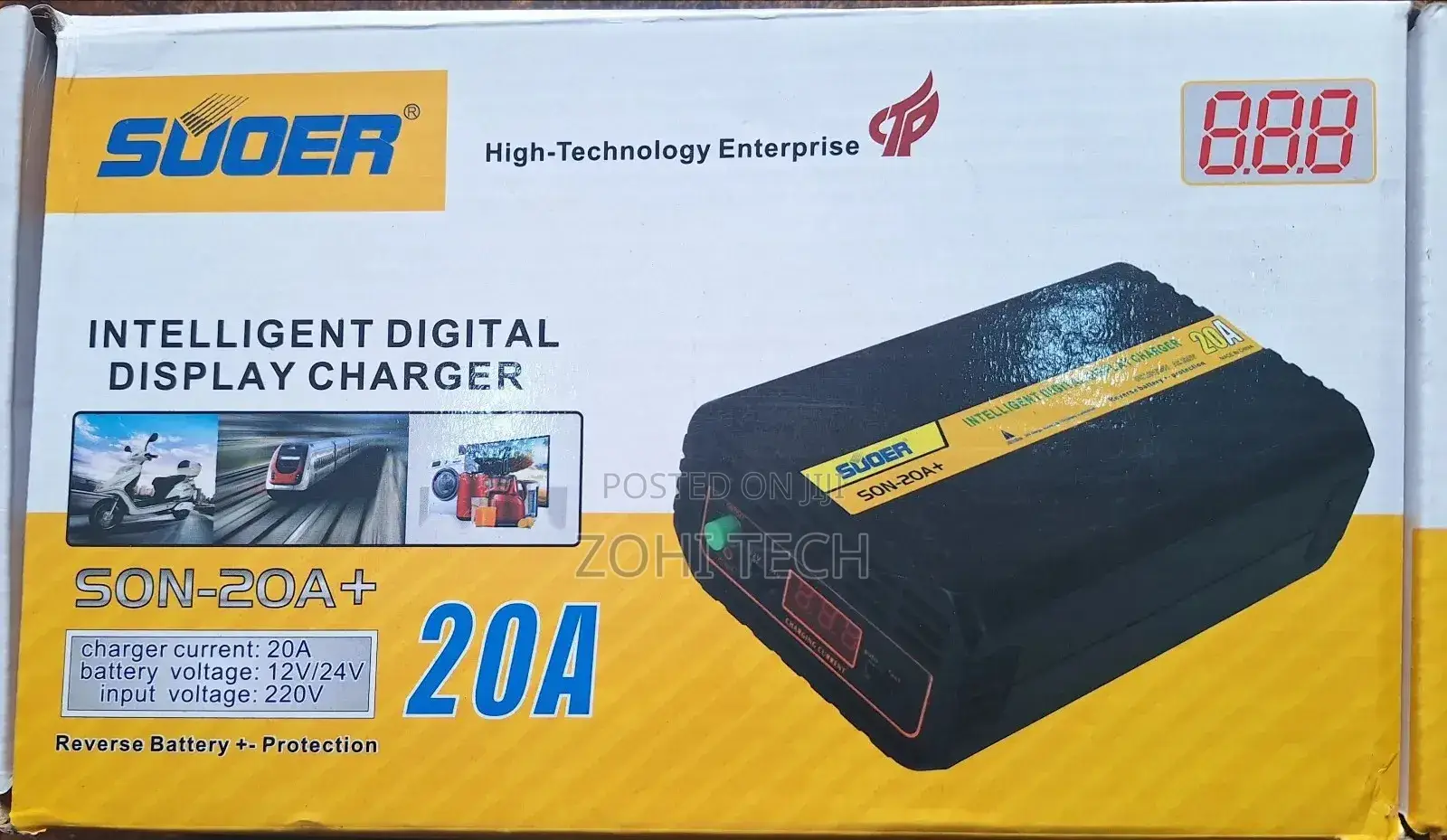 20a 12v 24v Battery Charger
