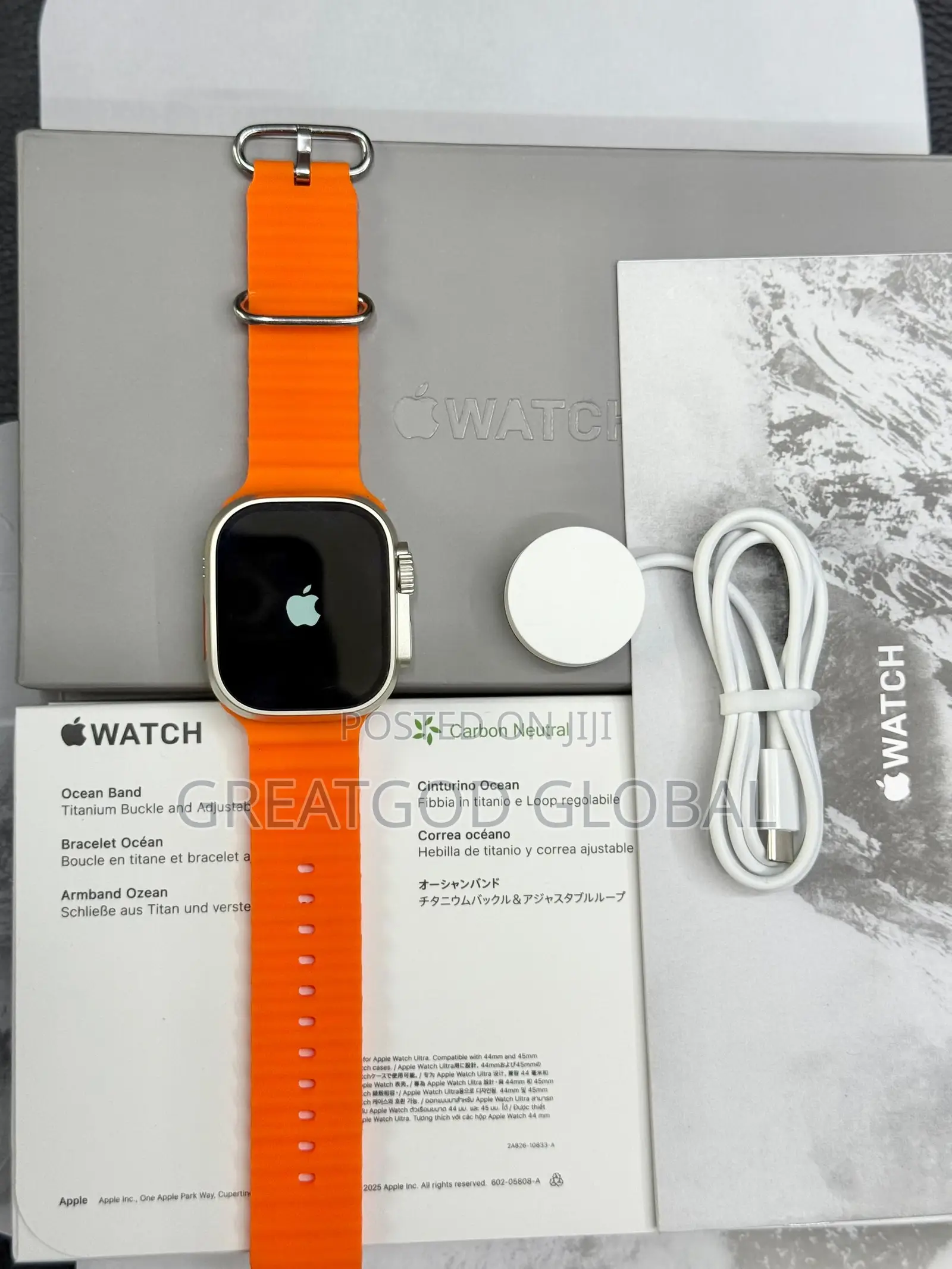 Smartwatch Ultra 3 Apple Logo
