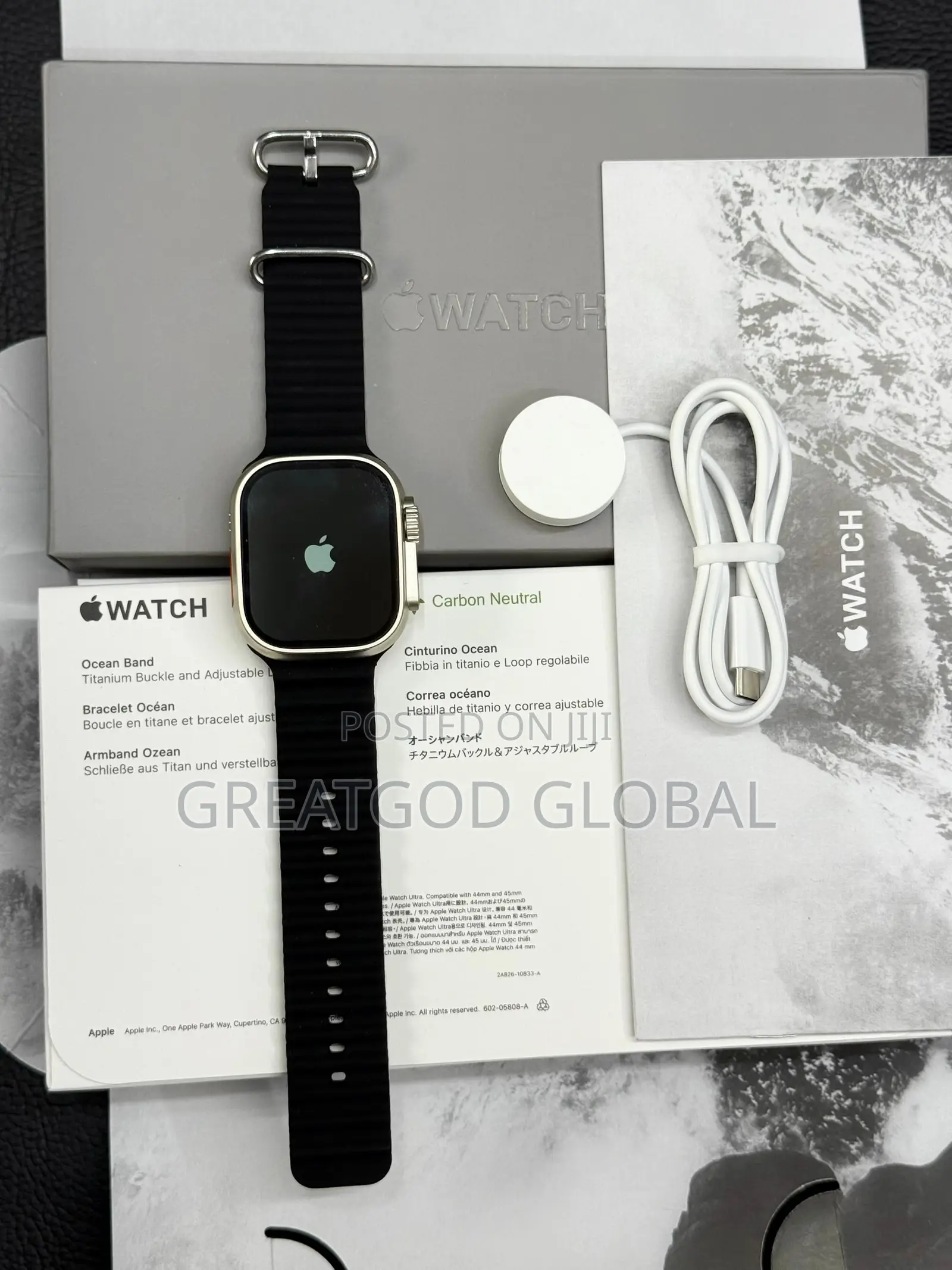 Smartwatch Ultra 3 Apple Logo