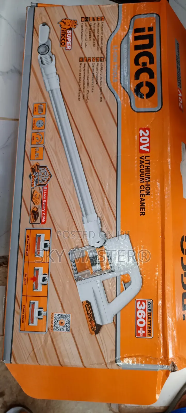 Ingco Cordless Vacuum Cleaner