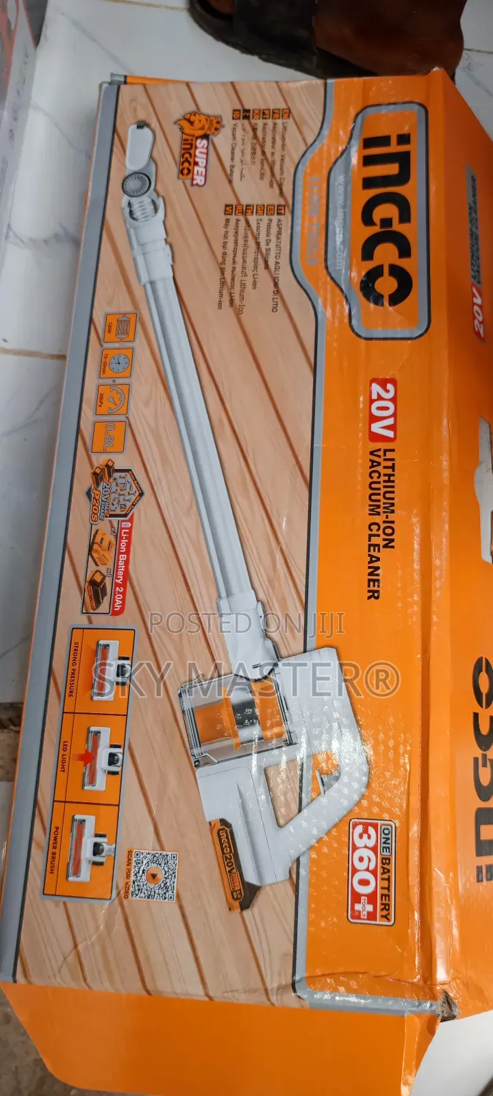 Ingco Cordless Vacuum Cleaner