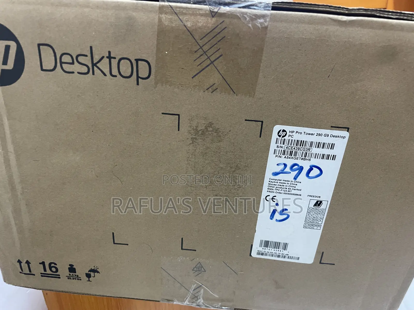 New Desktop Computer HP 290 G9 8GB Intel Core i5 SSD 512GB