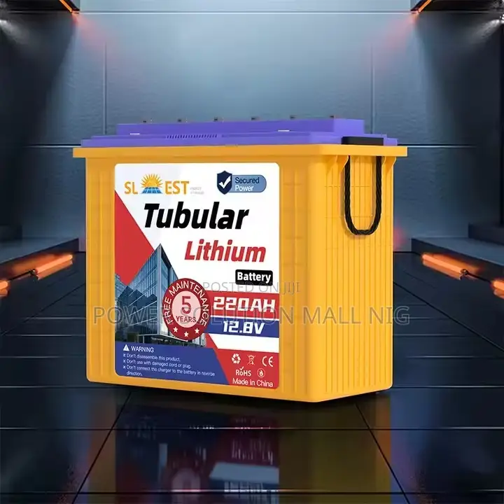 12v 200ah (2.5kwh) Tubular Lithium Ion Battery