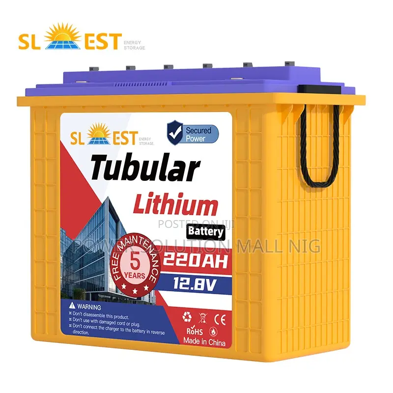 12v 200ah (2.5kwh) Tubular Lithium Ion Battery