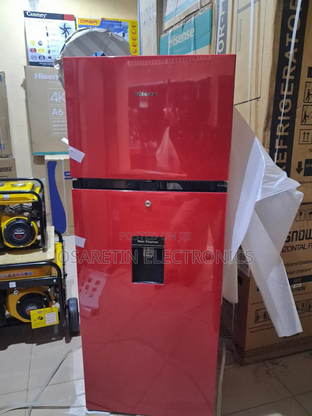 Hisense Refrigerator Double Door With Water Dispenser 204l