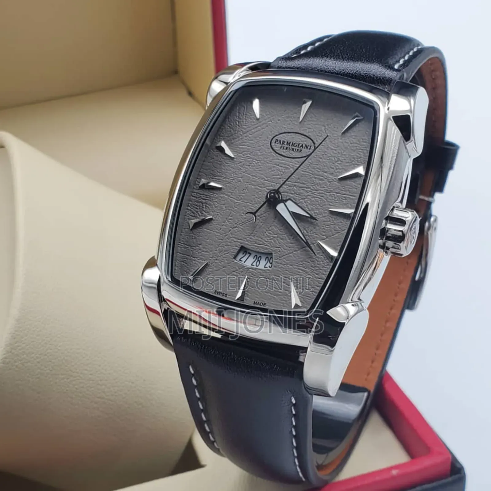 Parmigiani Men Automatic Leather Watches