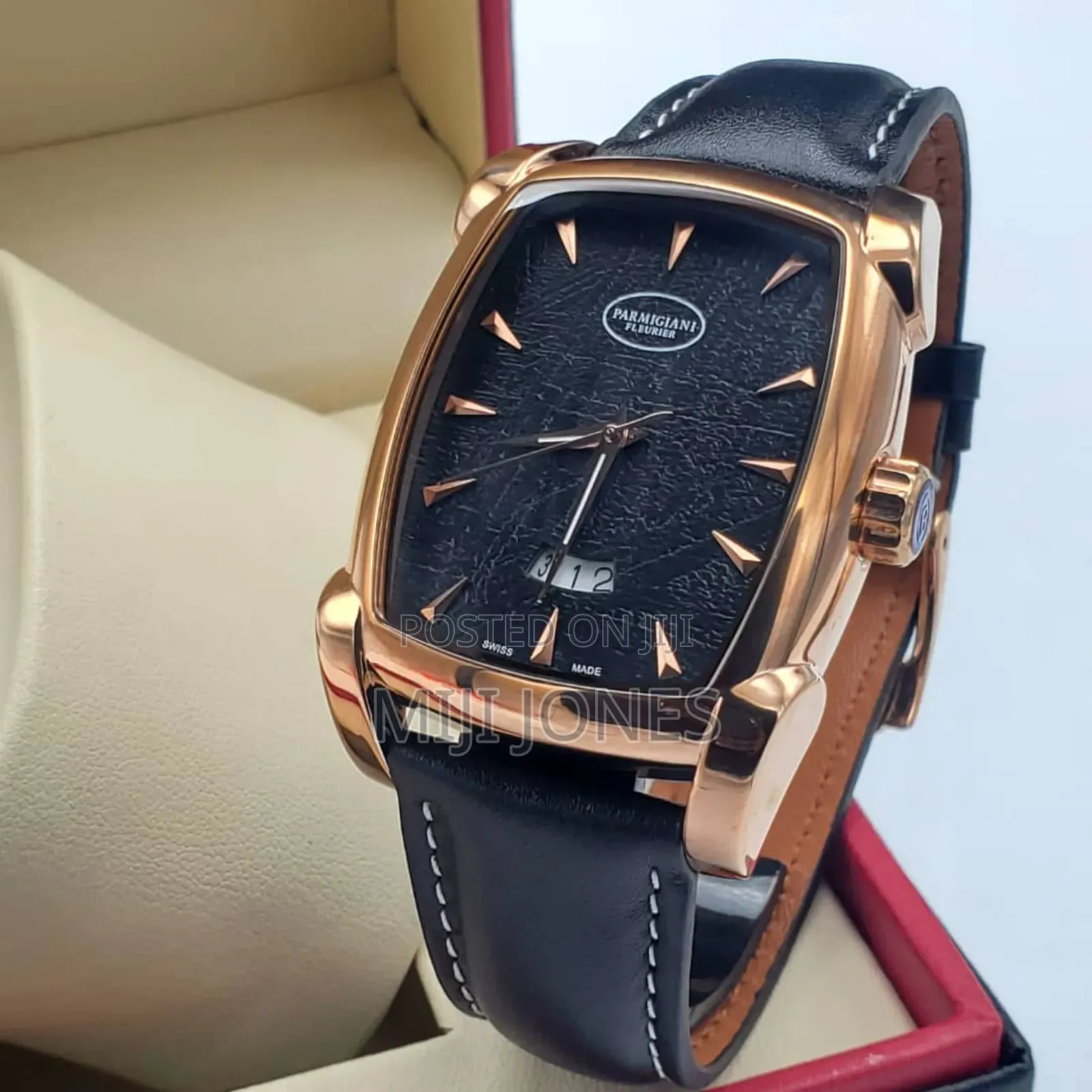 Parmigiani Men Automatic Leather Watches