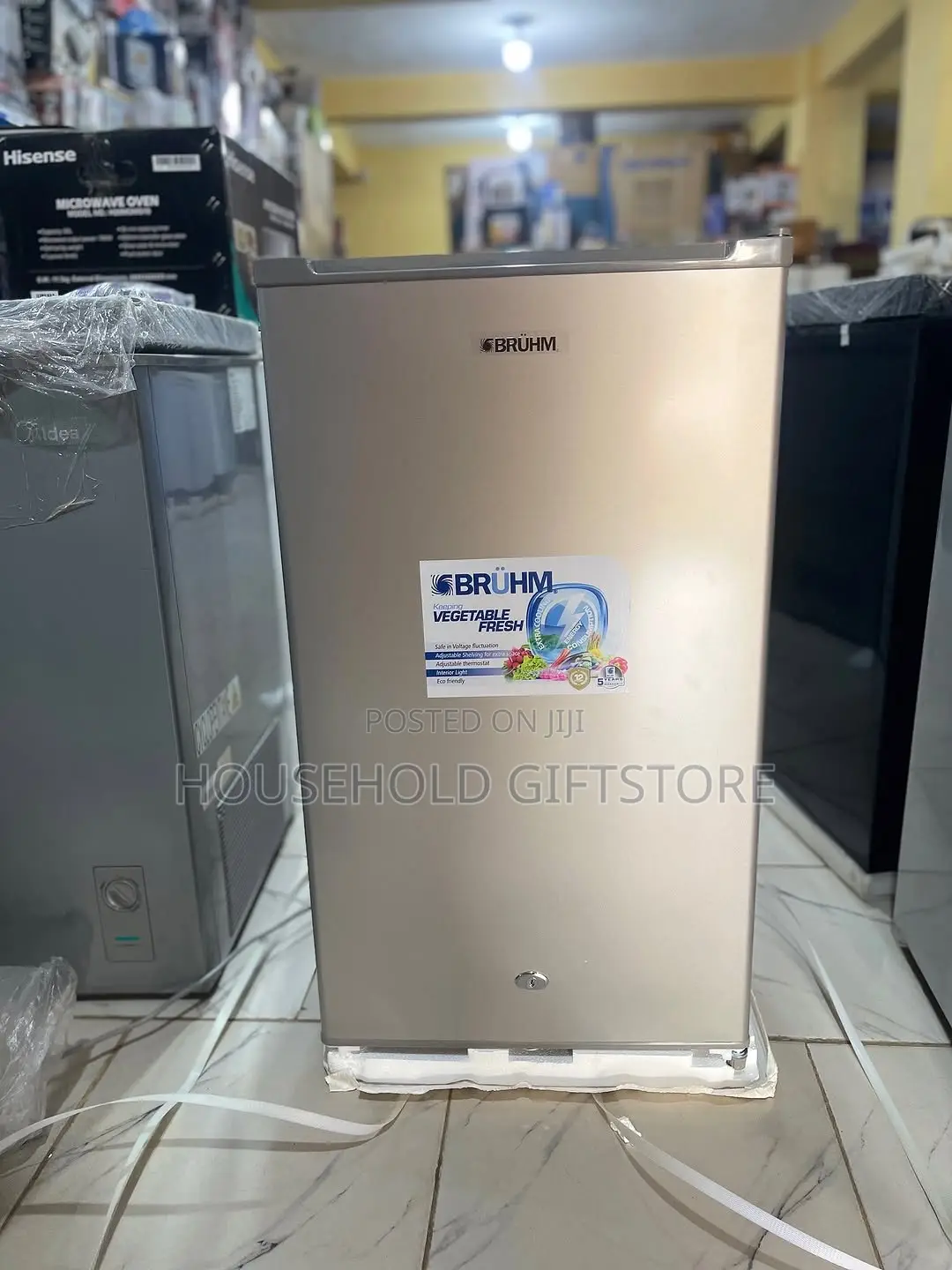 Bruhm 93litres Single Door Refrigerator With Mini Freezer