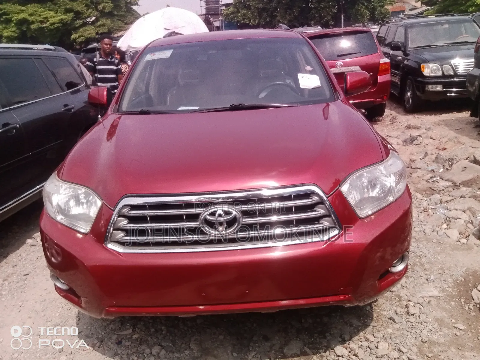 Toyota Highlander Limited 2011 Red