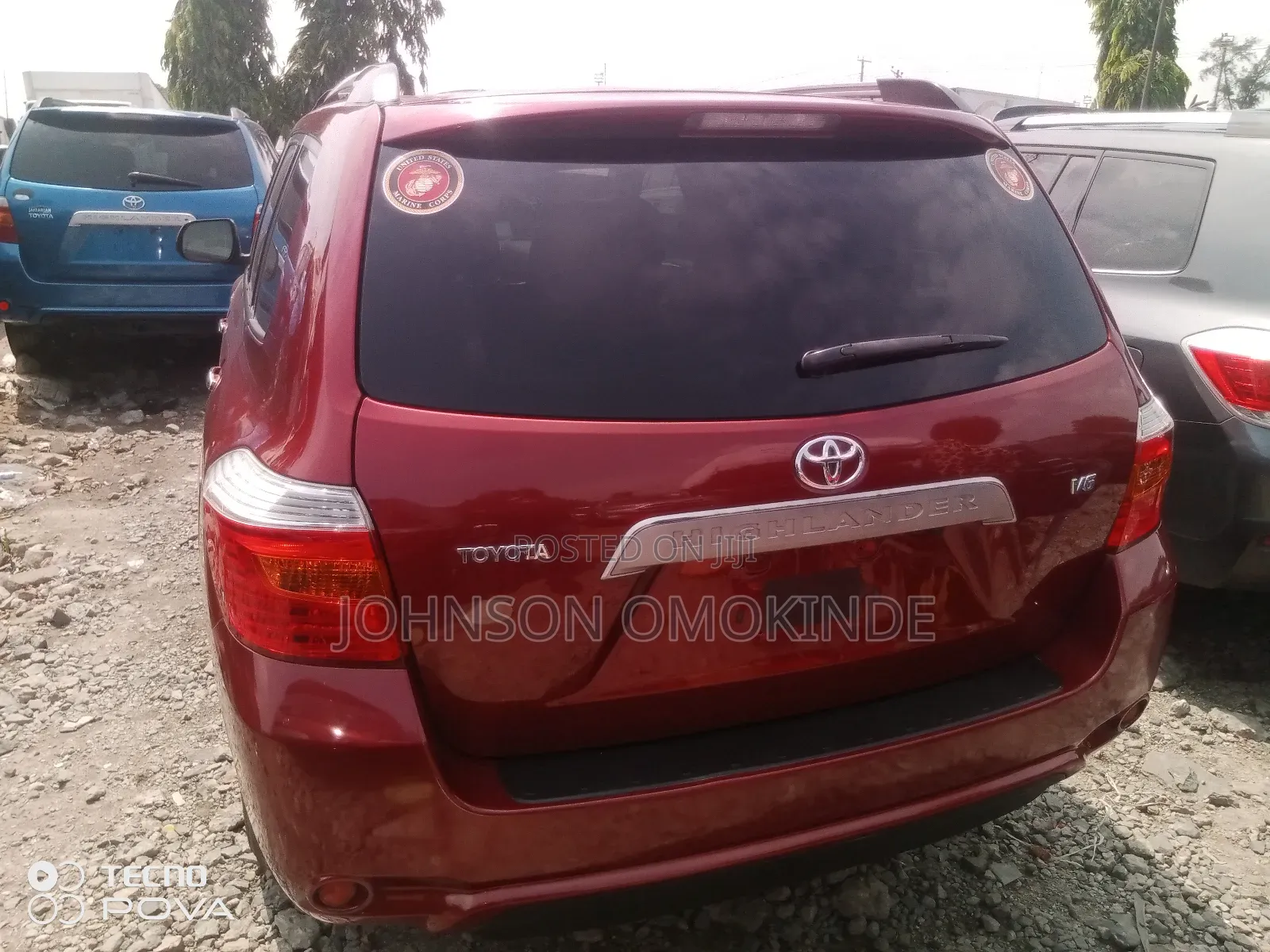 Toyota Highlander Limited 2011 Red