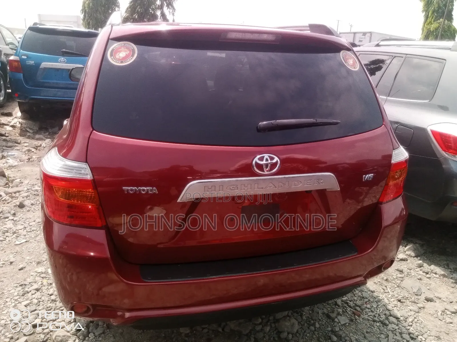 Toyota Highlander Limited 2011 Red