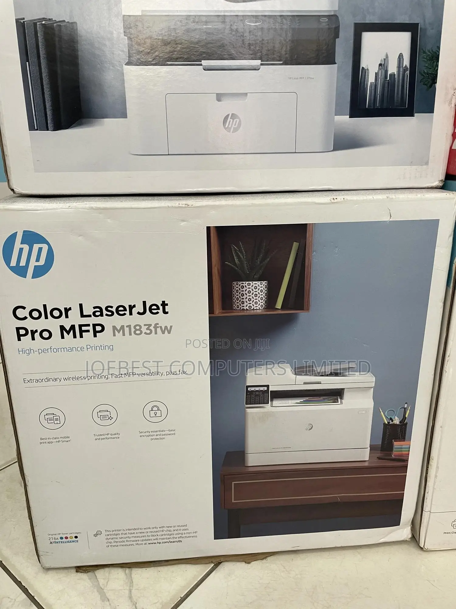 Hp Color Laserjet MFP M183fw Prin,Scan,Copy