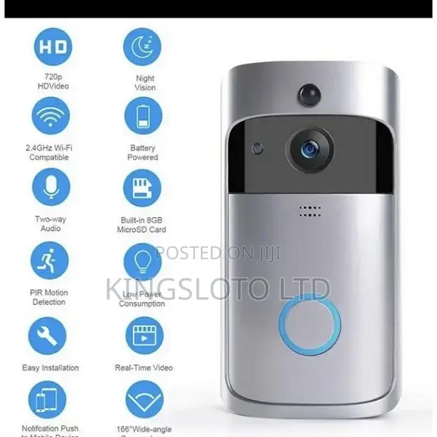 Smart Wifi Video Doorbell Wireless Alarm System