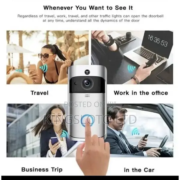 Smart Wifi Video Doorbell Wireless Alarm System