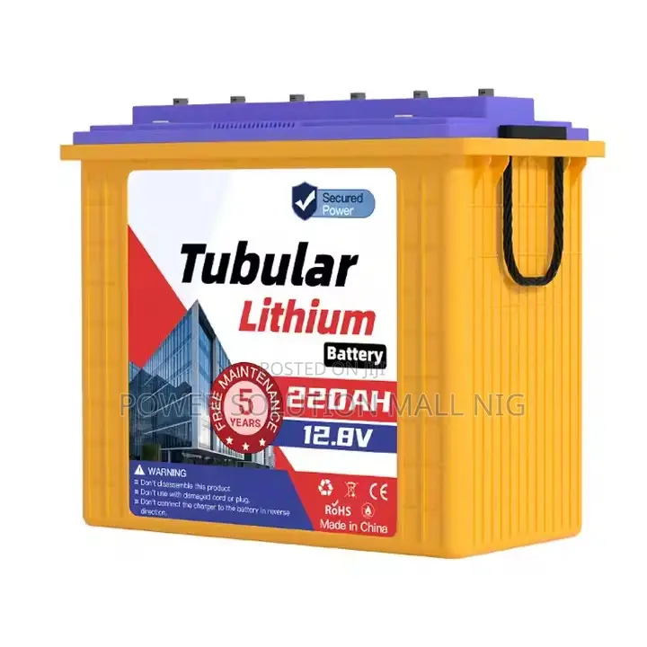 12.8v 220ah (2.8kwh) Tubular Lithium Ion Battery