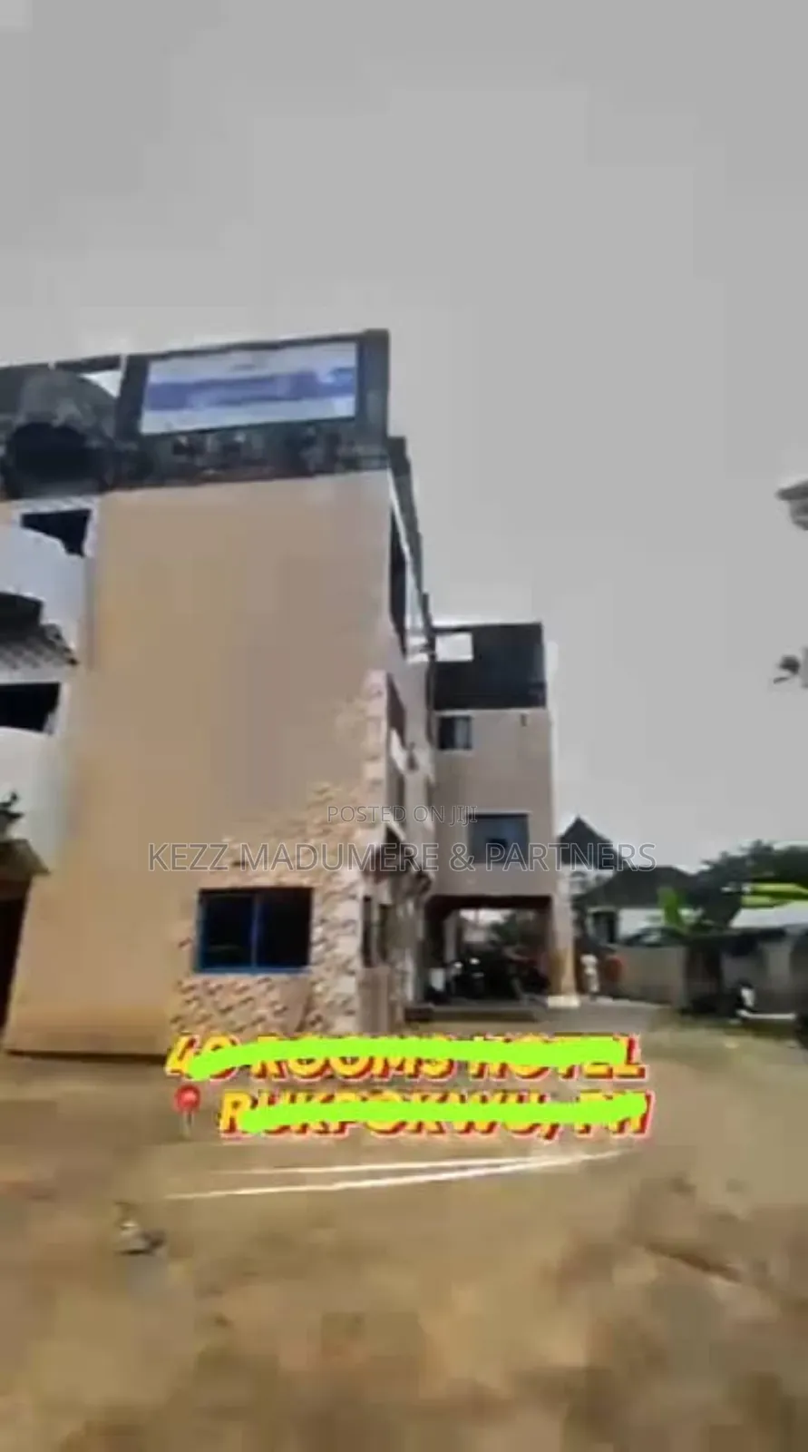 For Sale: 40 Rooms Hotel at 70% Completion