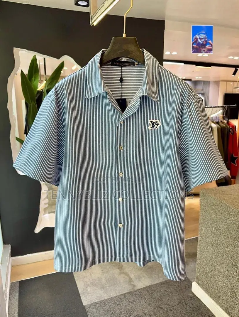 Wizkid-Inspired Fully Branded Louis Vuitton Shirt