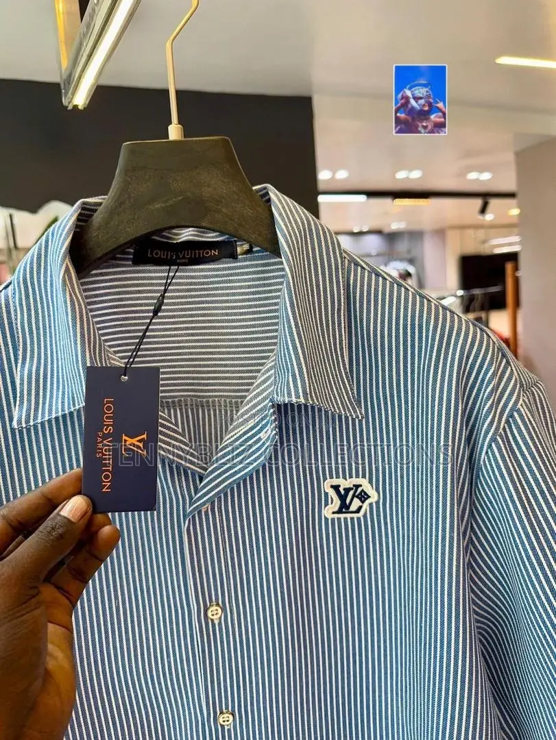 Wizkid-Inspired Fully Branded Louis Vuitton Shirt