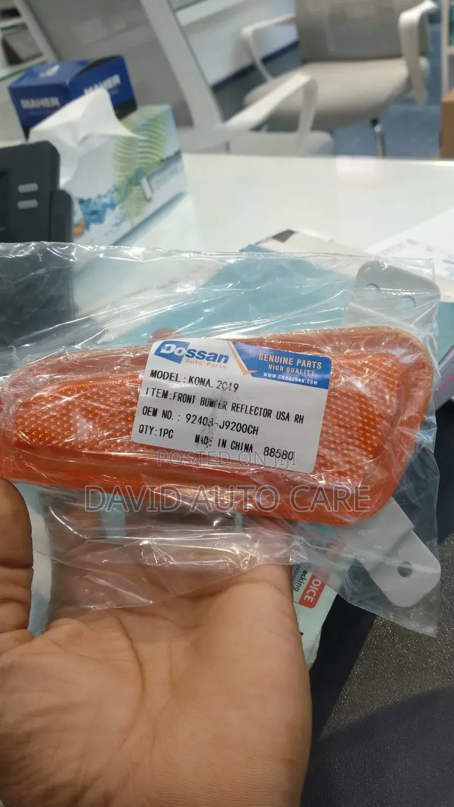 Bumper Pointer Hyundai Kona 2020 Available