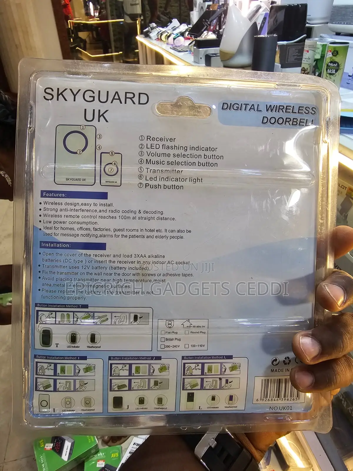 Skyguard Digital Wireless Doorbell