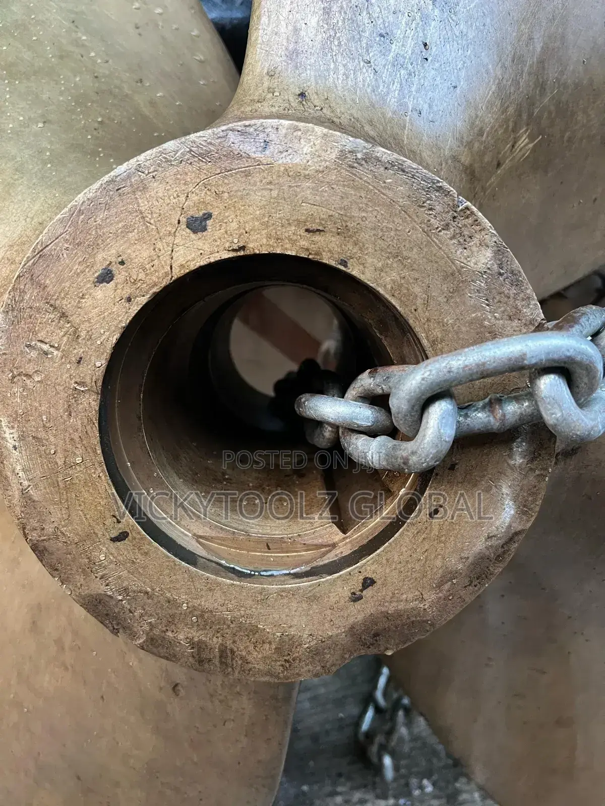 Brass Ship Propeller (4 Blade)