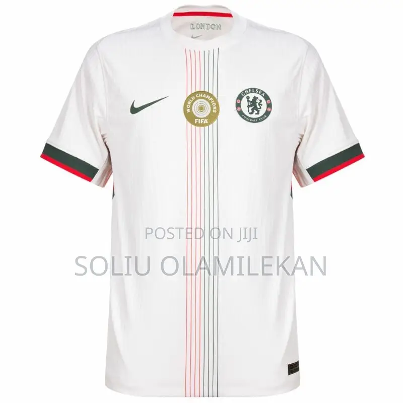 Chelsea Away Shirt 25/26 With World Champions 25 Chest Badge